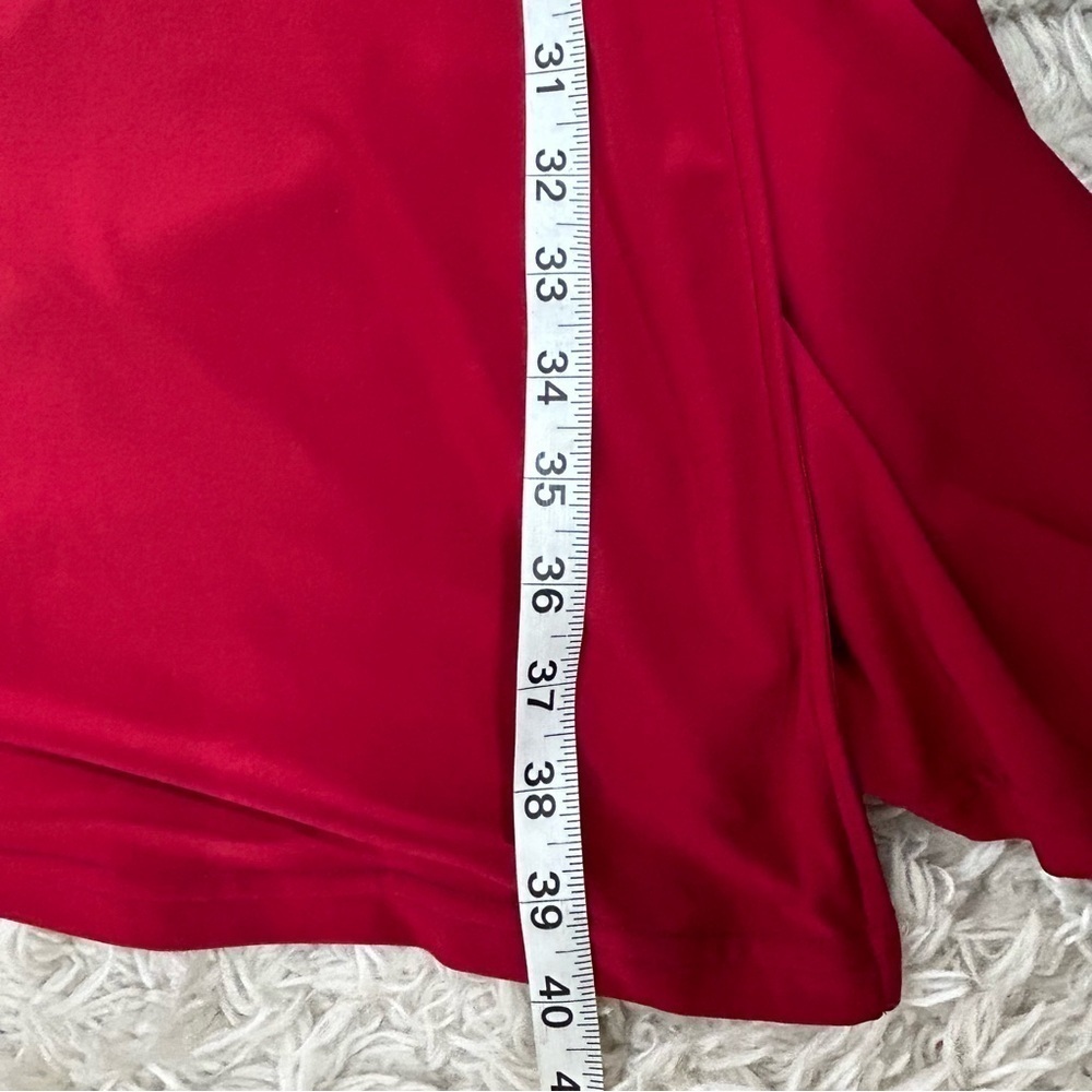 Abi Ferrin Red Bell Sleeve Wrap Dress - Picture 13 of 13